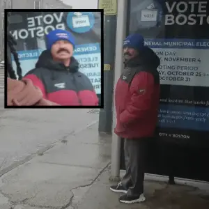 Boston Police looking for man accused of exposing himself to children at bus stop
