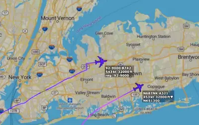Spirit Airlines pilots scolded by air traffic control for flying too close to Air Force One: ‘Get off the iPad!’