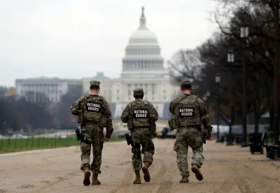 Two National Guard members shot in Washington, D.C., and their condition isn’t known, AP sources say