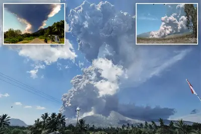 Indonesia’s Mount Lewotobi Laki Laki volcano erupts sending ash 11 miles high into sky
