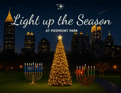Light Up the Season celebration at Piedmont Park on Nov. 23