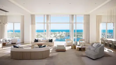 This West Palm Beach penthouse with NYC design cred asks $69.5M