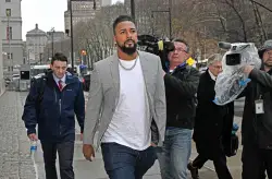 MLB hurlers Emmanuel Clase, Luis Ortiz have to be told to shake hands in chilly first joint NYC court appearance
