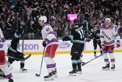 Rangers lack urgency once again in loss to Mammoth as skid hits season-high four games