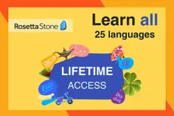 Master a new language (or 25!) on your own time, for life