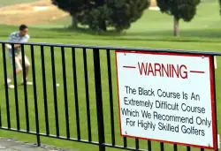 Bethpage Black’s iconic sign won’t be seen at Ryder Cup