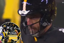 Aaron Rodgers left bloodied by viscous Joey Bosa hit that sparked Steelers injury scare