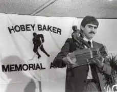 UMD’s Bill Watson puts 1985 Hobey Baker Award up for auction