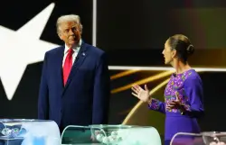 Trump is meeting Mexican President Sheinbaum in person for the first time at World Cup draw