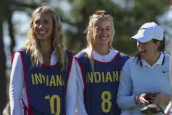 Sophie Cunningham hits awful pro-am tee shot into crowd — and Caitlin Clark lets her hear it