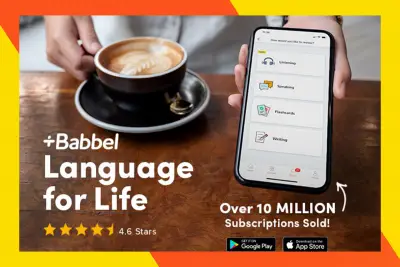 If you’re serious about learning a new language this summer, try Babbel